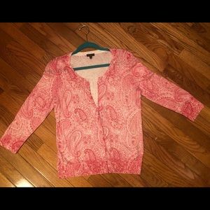 Ladies button up sweater